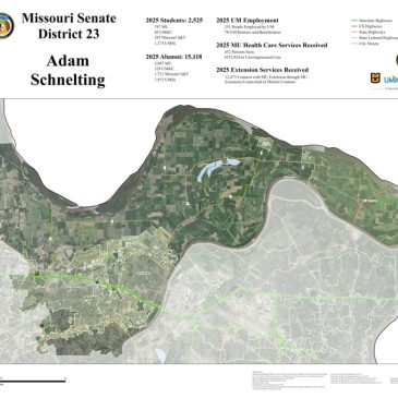 Senate 23 map thumbnail, updated feb 2026